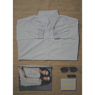 Floral pattern pocket shirt