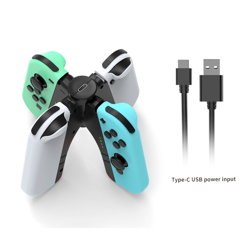 Đế Sạc zzz 4 Trong 1 Cho Tay Cầm Chơi Game Switch / Switch OLED