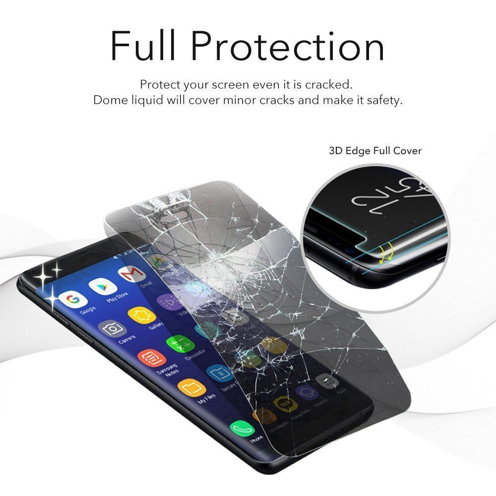 Kính cường lực full màn hình 5D bảo vệ màn hình cho Samsung S8 S9 S10 Plus Note 8 9 10