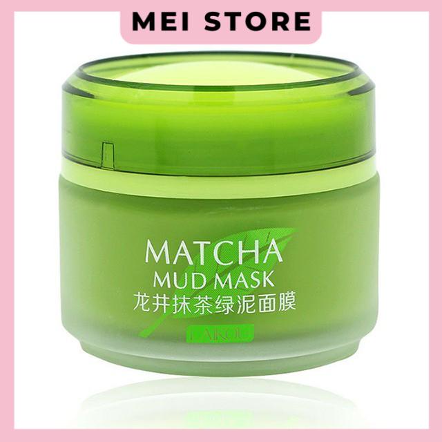 Mặt Nạ Bùn Trà Xanh Laikou Matcha Mud Mask 5 Tác Dụng 85g