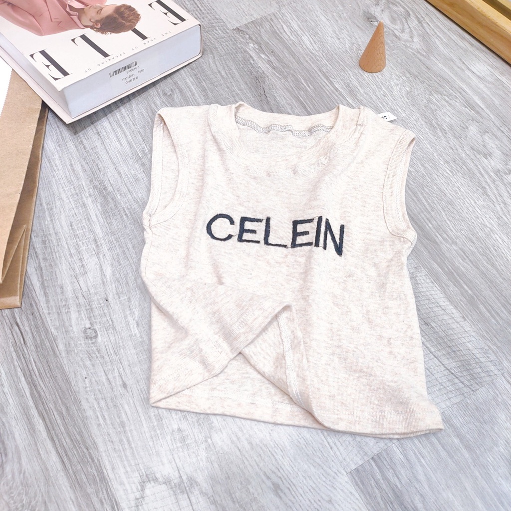 Áo Ba lỗ Celein Chất Cotton Mềm Mịn Mát Cho Bé Trai Bé Gái Mặc Đều Xinh - MOOBABY SHOP