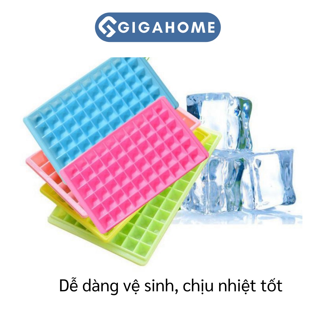Khay Nhựa Làm Đá 96 Ô Làm Thạch Puding, Rau Câu GIGAHOME 6868