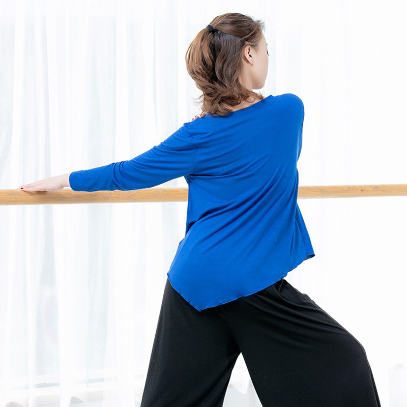 Áo Thun Thể Thao Tay Dài Dáng Rộng Thiết Kế Năng Động Hợp Thời Trang Cho Bạn Gái