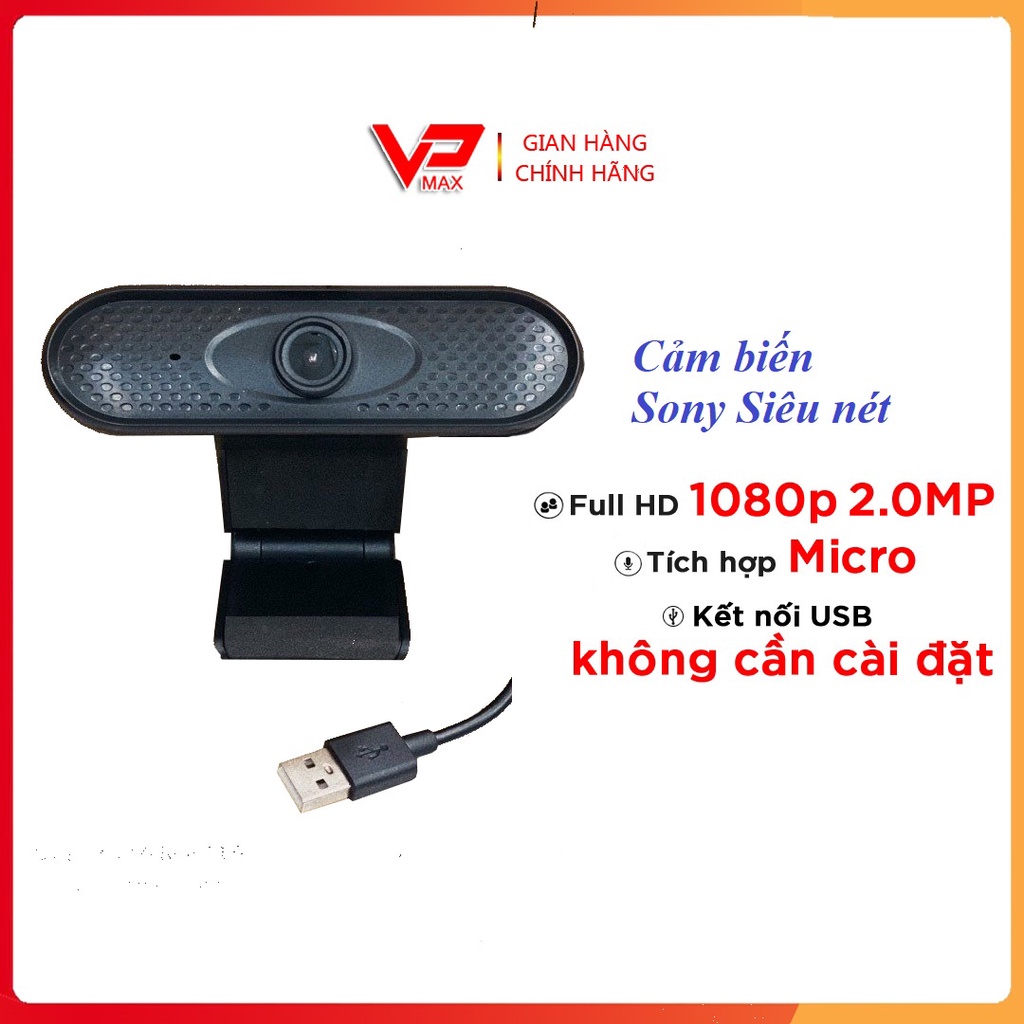 Webcam Dahua Z3, Webcam 2.1Mp full HD có mic cổng usb dùng Học trực tuyến, Live Stream Học Online