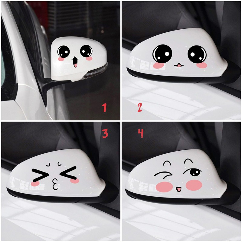 Tem decal 3D Smile dán xe, kính xe hơi, laptop, vali,...