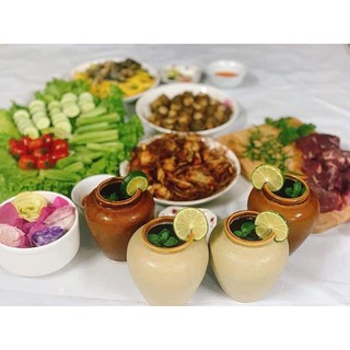 Lu uống bia/ sinh tố Bát Tràng