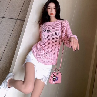 Áo Thun Tay Dài Thêu Chữ Phong Cách Hàn Quốc Thời Trang Mùa Thu Mới Cho Nữ