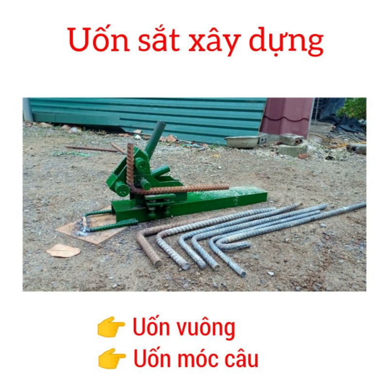 Bàn bẻ mỏ sắt cây phi 18 dùng trong thi công công trình xây dựng