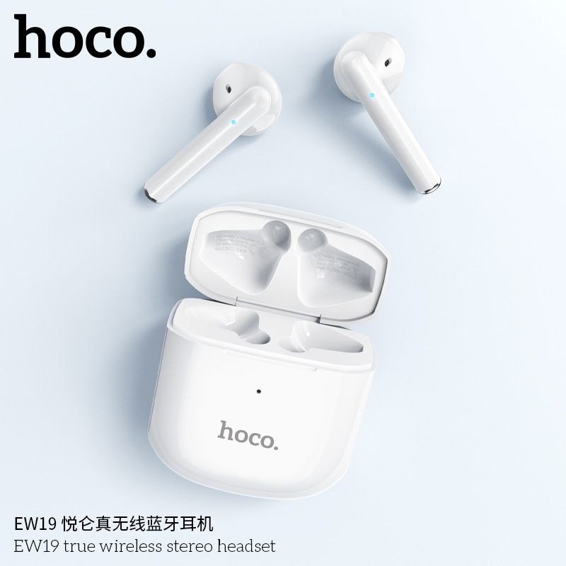 Tai nghe bluetooth HOCO EW19 tws kiểu dáng airpods có đế sạc chính hãng