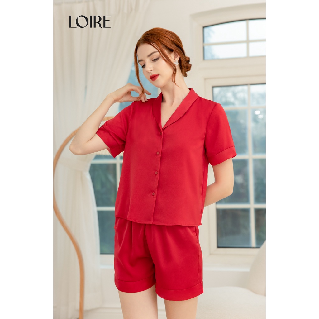Bộ Đồ Ngủ Pijama Lụa Basic Loirechic LPN14