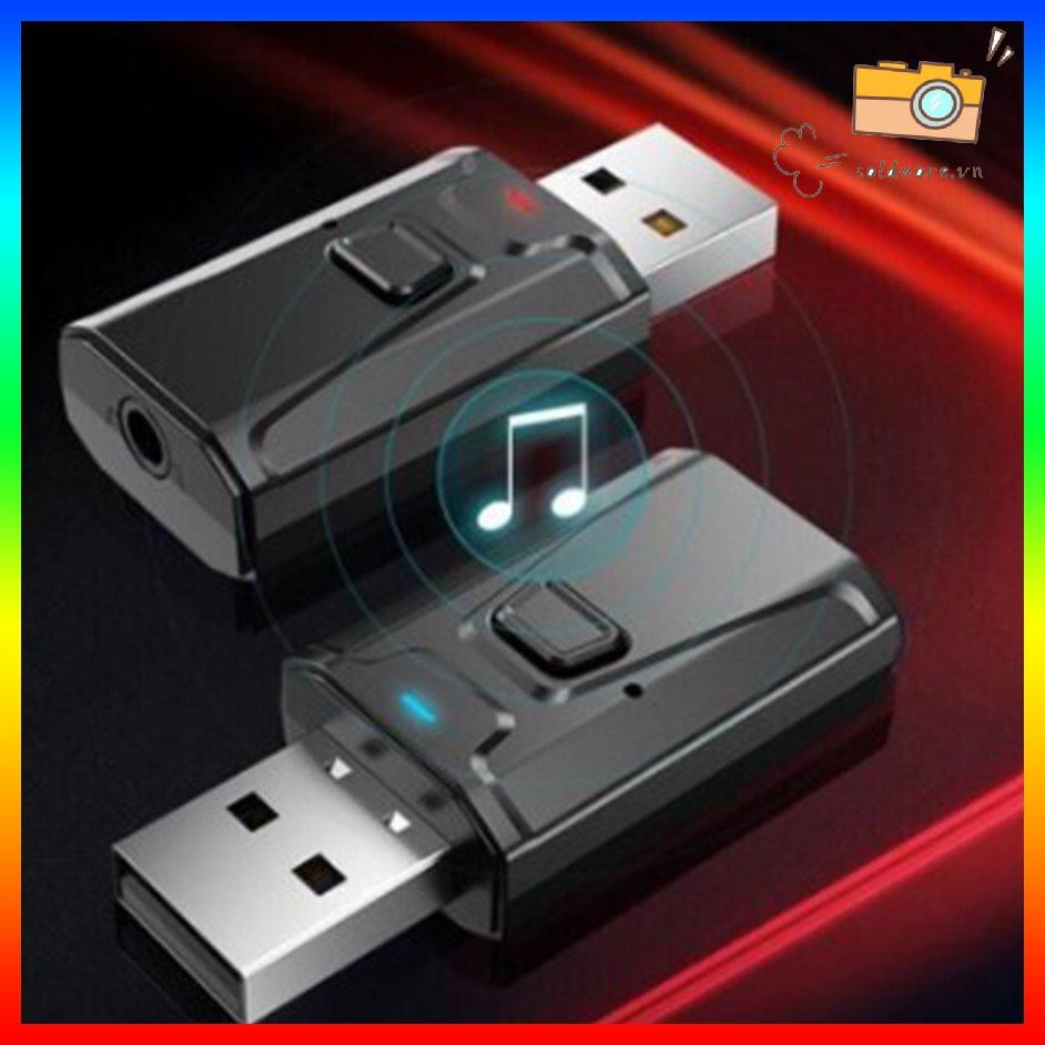 Bộ Thu Phát Âm Thanh Không Dây Usb 5.0 Cho Xe Hơi / Máy Tính