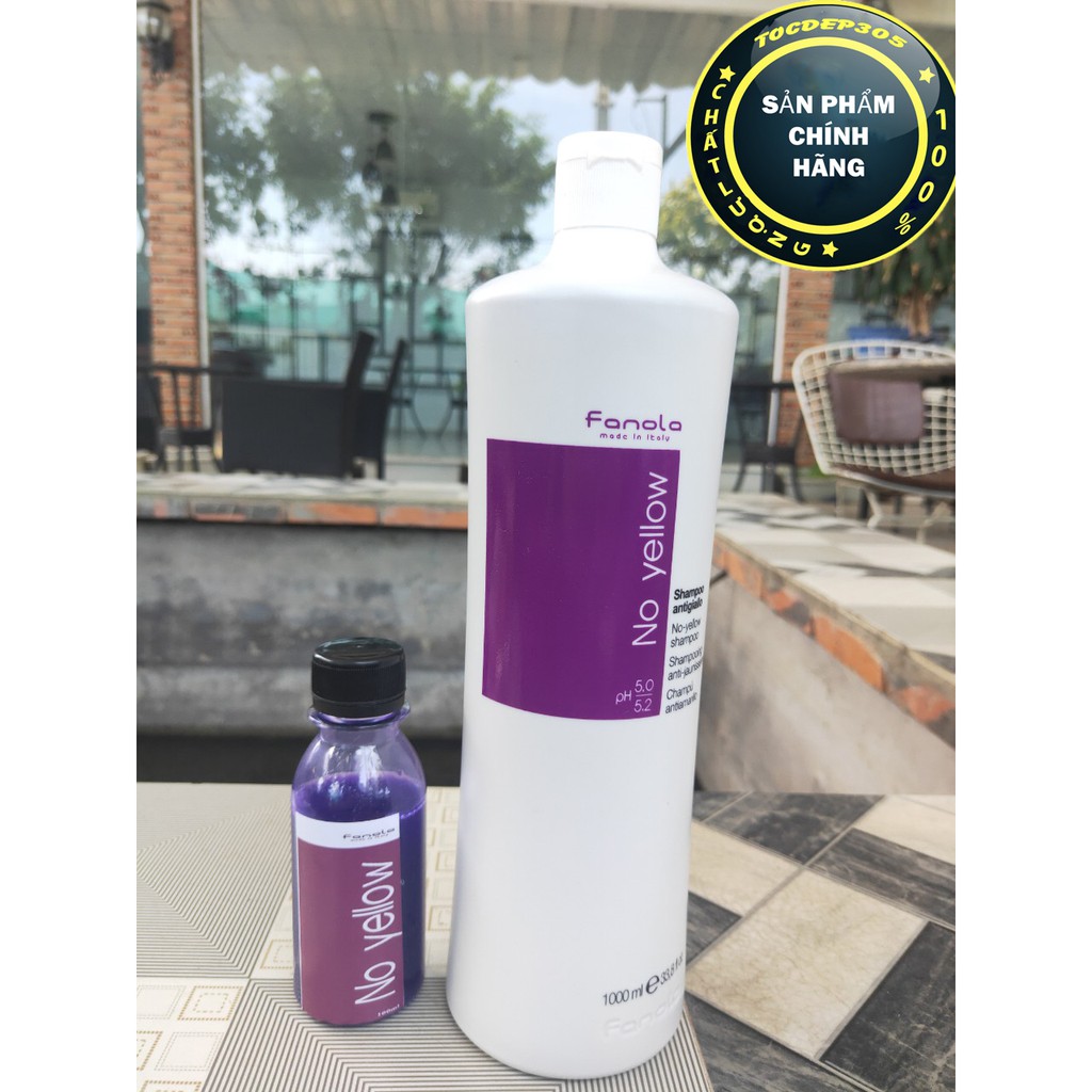 (CHÍNH HÃNG) Dầu gội khử vàng FANOLA - Giữ màu cho tóc Tẩy, Nhuộm chai chiết 100ml | BigBuy360 - bigbuy360.vn