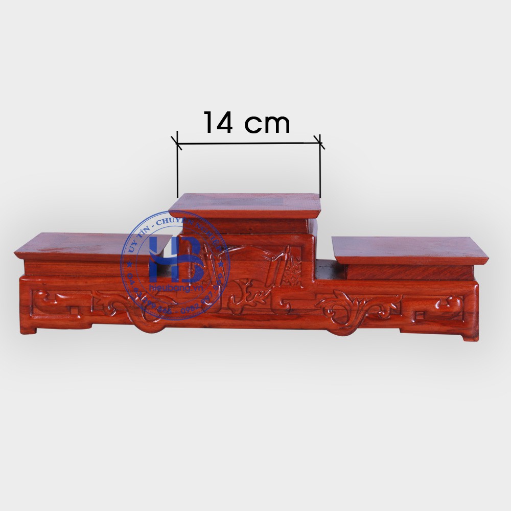 Tam sơn gỗ hương 14cm - Nhận đặt hàng theo yêu cầu