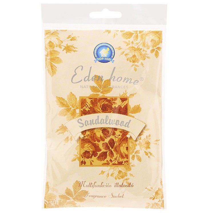 Túi thơm Eden Home Gỗ Đàn Hương (dùng treo tủ quần áo, để tủ giày, để vào các ngăn kéo, túi xách)