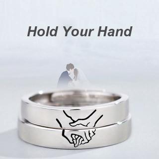 Nhẫn Đeo Tay Kim Loại Hình Bàn Tay Sáng Tạo Cho Cặp Đôi