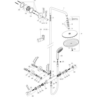 Sen cây Hansgrohe 27185000