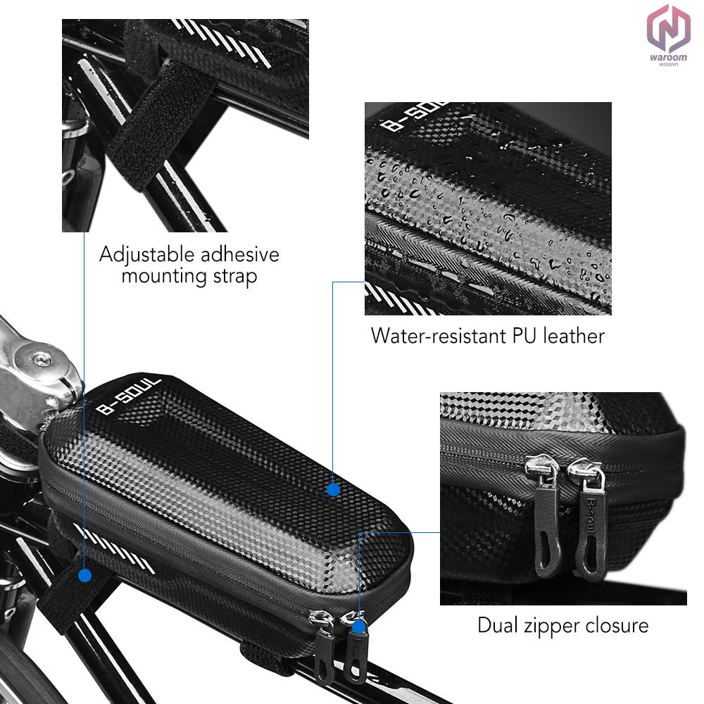 Túi treo sườn xe đạp mtb chống nước mưa chất liệu PU/EVA