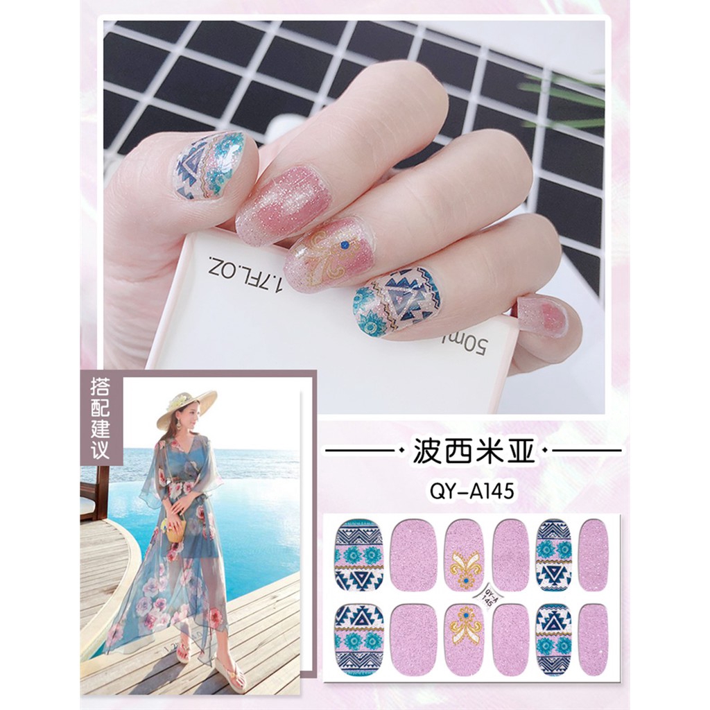 Miếng dán trang trí móng chống thấm nước