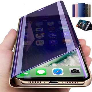Bao Da Nắp Gập Tráng Gương Cao Cấp Cho Xiaomi Mi Play Redmi K20 K30 Pro Redmi 8 8a Redmi Note 8 Pro 8t