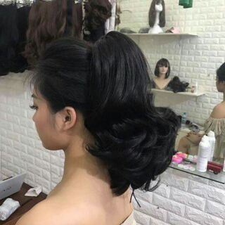 Tóc ngoạm giả cao cấp
