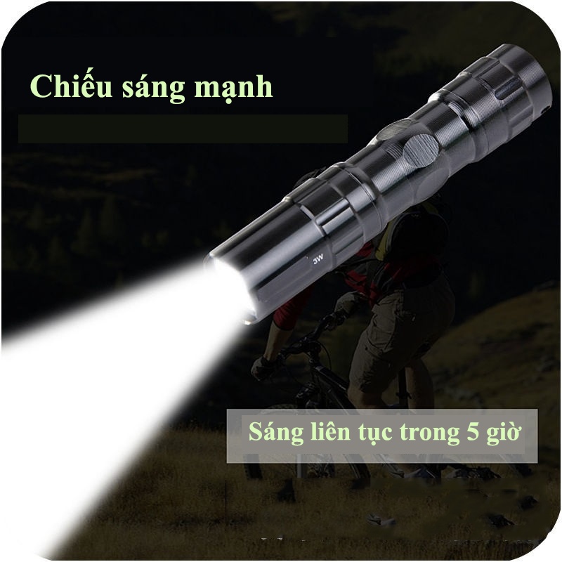 Đèn Pin bao gồm pin kèm hộp và dây