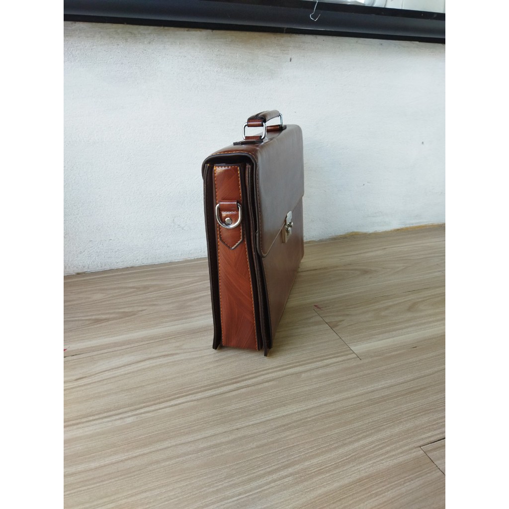 FREE SHIP KHẮC TÊN - Cặp công sở cao cấp khóa số khắc tên miễn phí