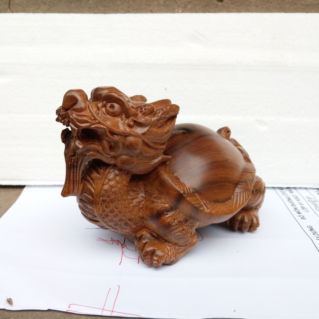 Long Quy - Gỗ Bach Xanh - Size 15cm