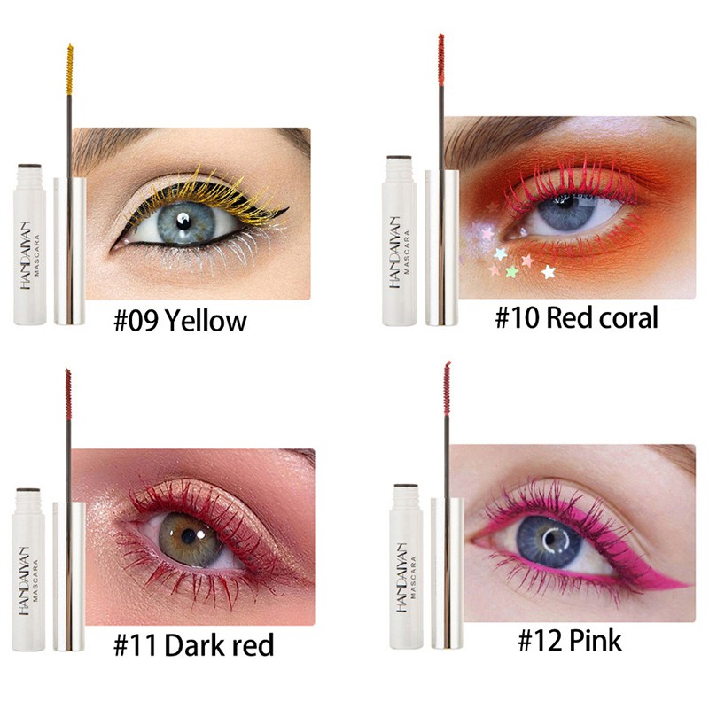 [Hàng mới về] Mascara Handaiyan 5ml chống thấm nước chuốt dài và cong mi trang điểm thời trang lâu trôi