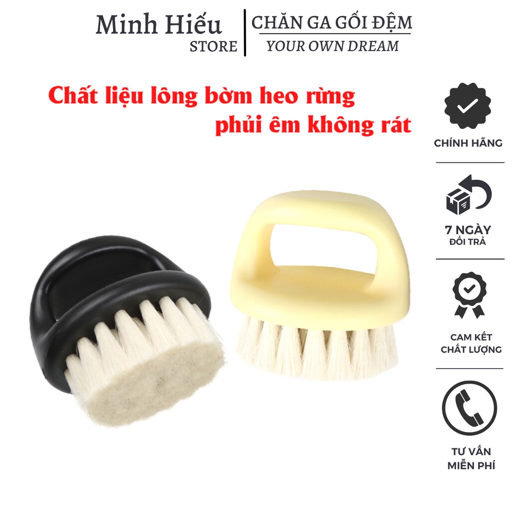 Chổi phủi tóc - Hàng nhập khẩu HongKong - Sợi lông vừa đủ độ cứng phủi không rát