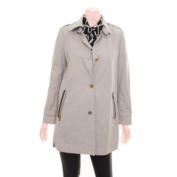 áo khoác 2 màu kaki