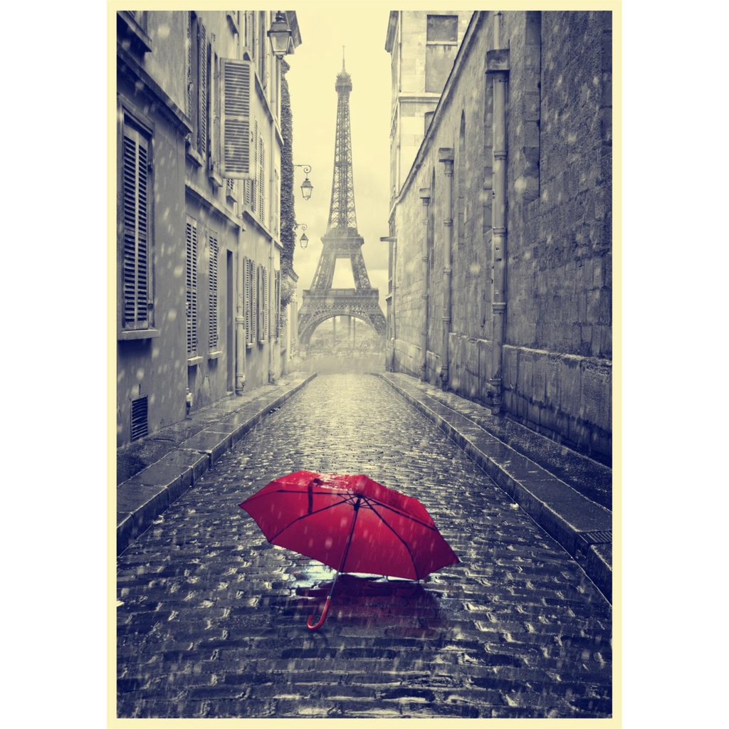Paris Eiffel Tower Poster Romantic Personality Decoration Painting