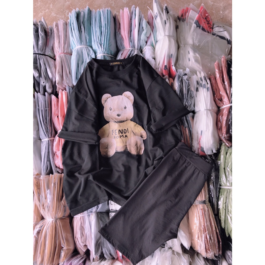 BÔ thun ngố gấu LOVE 40-60kg