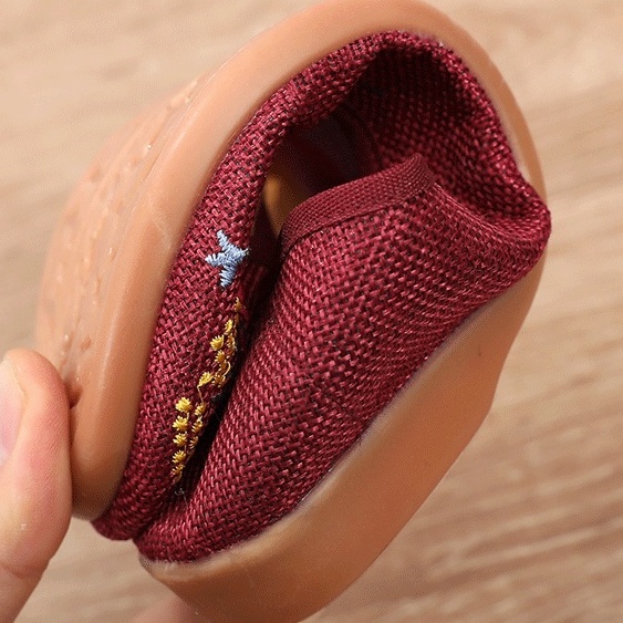 Giày Vải Đế Bằng Chống Trượt Thêu Họa Tiết Mới Cho Nữ