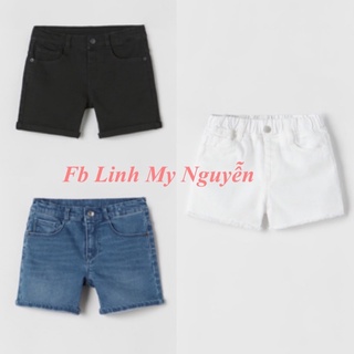 Quần short bò Zara chất mát co giãn săn sale