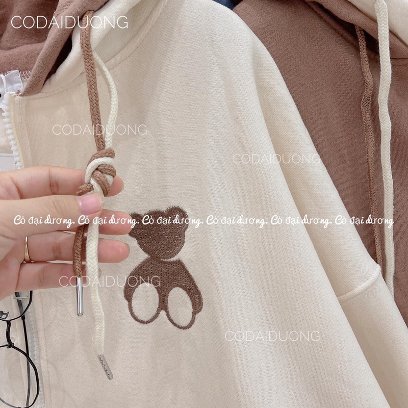 áo khoác nỉ gấu kéo khoá | BigBuy360 - bigbuy360.vn