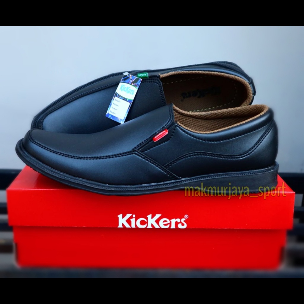 Kickers GREAD Giày Pantofel Chính Hãng Văn Phòng Làm Việc Văn Phòng Chính Thức Với Pantofel Slip On Slop Không Có Dây Buộc Bằng Da Thật Thông Thường Cho Nam