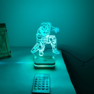 Đèn ngủ led iron man