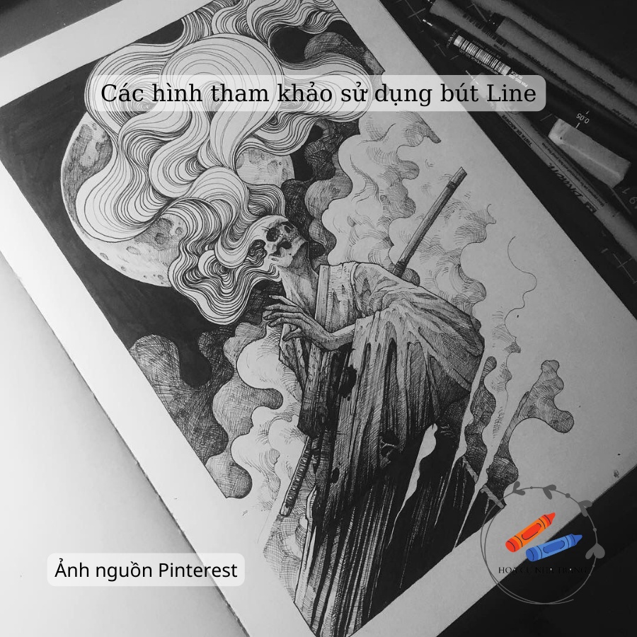 Bút Line, Bút Vẽ Kĩ Thuật Marvy Uchida 4600 Drawing Pen Lẻ