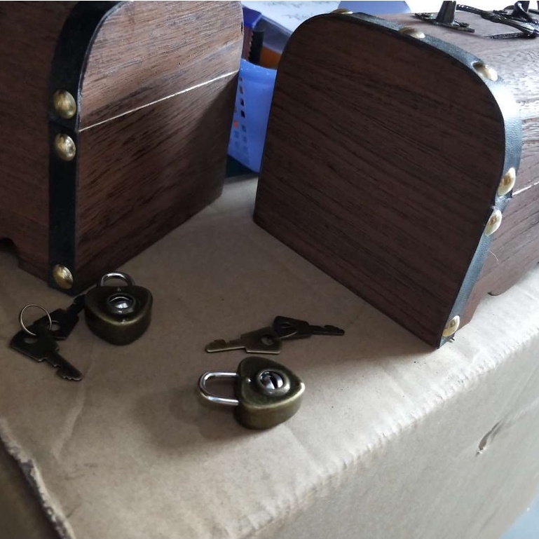 Hộp Đựng Tiền Mini Có Khóa An Toàn