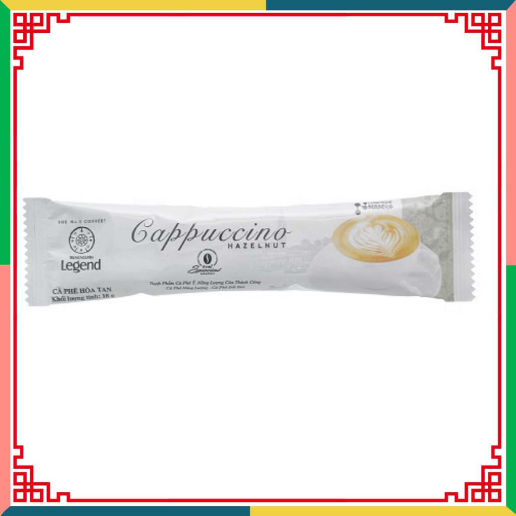 Cà phê tổ hợp Tập Đoàn Cafe Trung Nguyên Legend Cappuccino Hazelnut hộp 216g ( Đại lý Ngọc Toản)