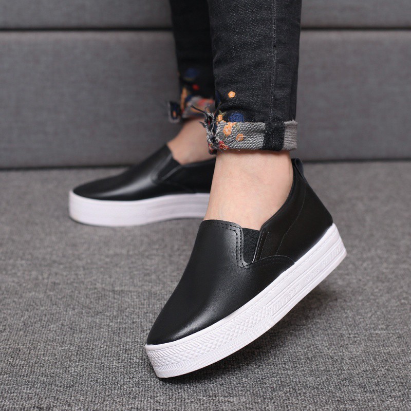 Giày slip on nữ đế độn, giày bánh mì GTTG28