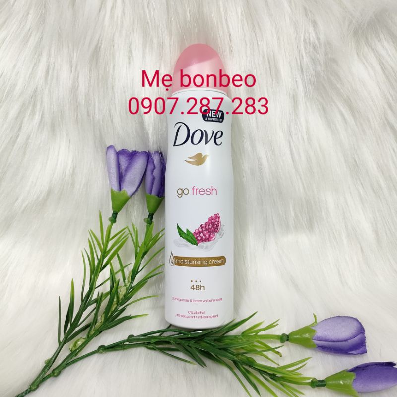 Xịt ngăn mùi Dove các loại 150ml