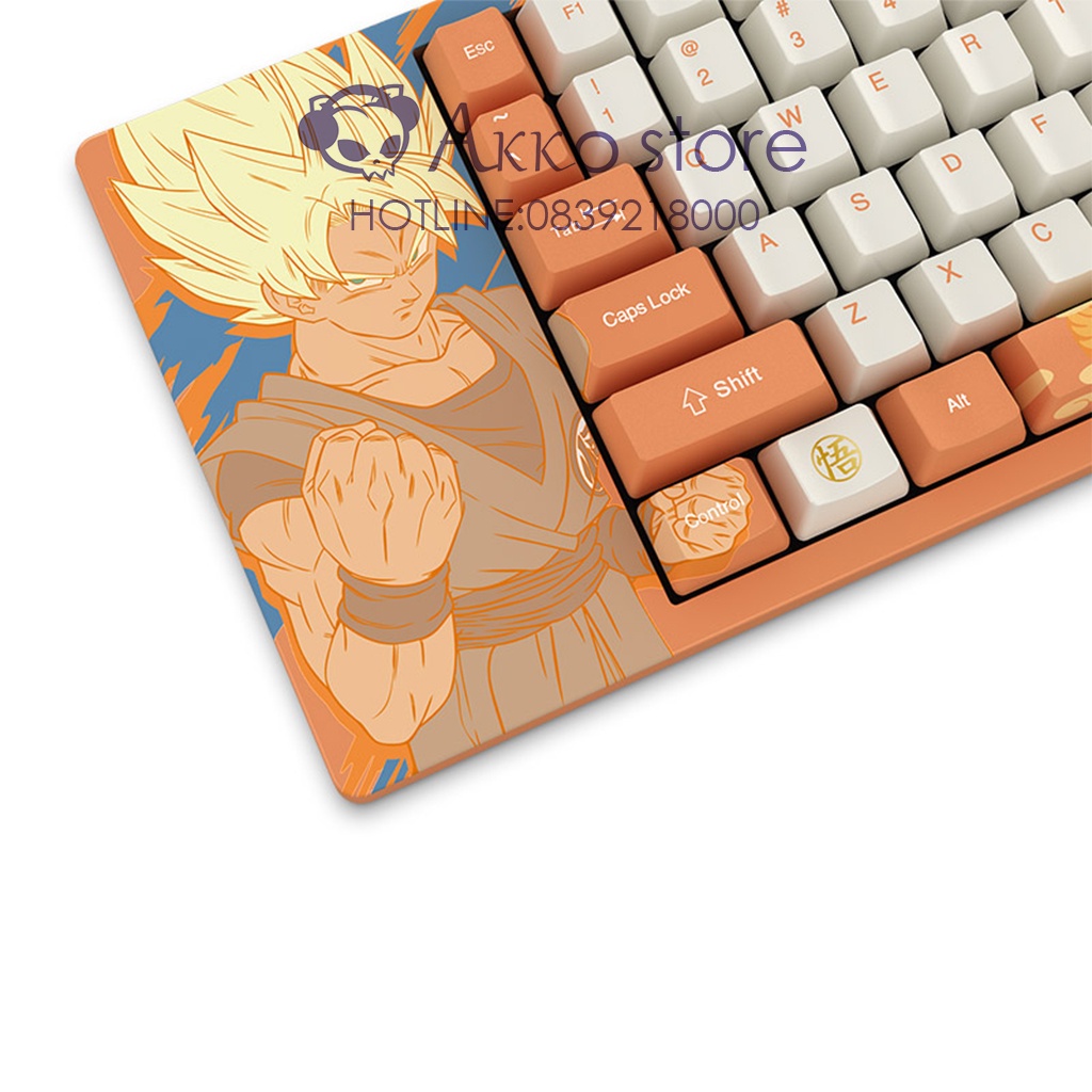 Bàn phím cơ AKKO Dragon Ball Super – ACG84  Bảo Hành Chính Hãng 24 Tháng