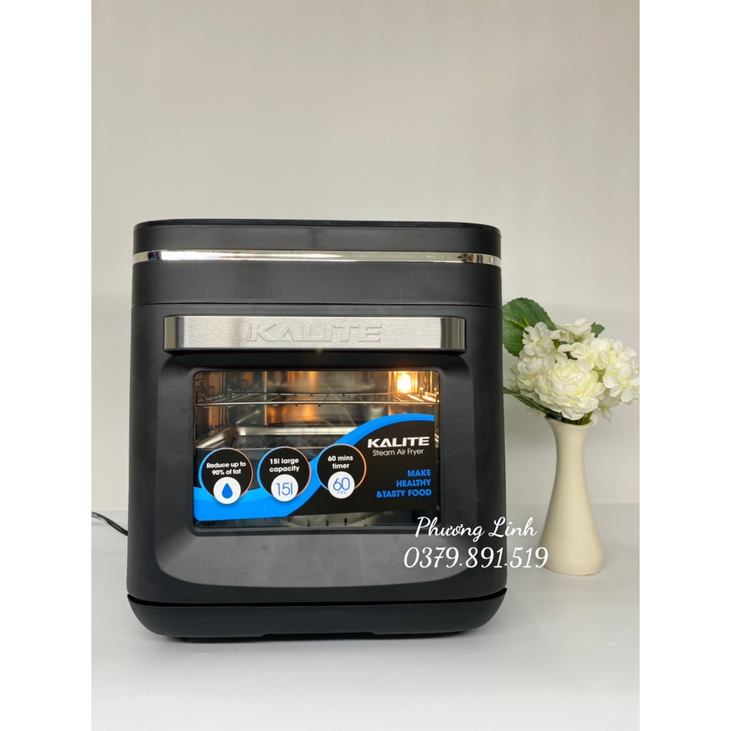 Nồi chiên hơi nước Kalite Steam X, Dung tích 15L, Công suất 1700W, Bảng điều khiển điện tử, Bảo hành 24 tháng