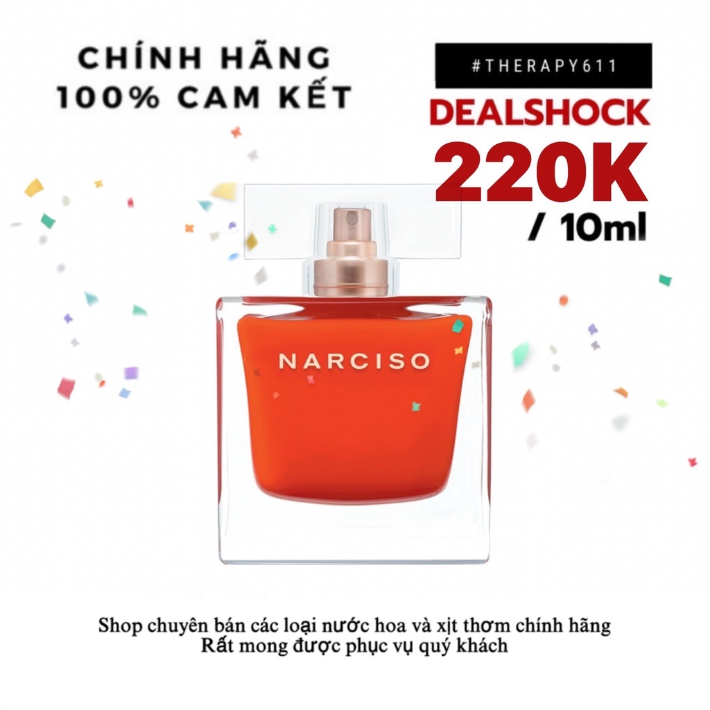 [𝗦𝗔𝗟𝗘]..::✨Nước hoa  Narciso Rouge EDT ✨::..