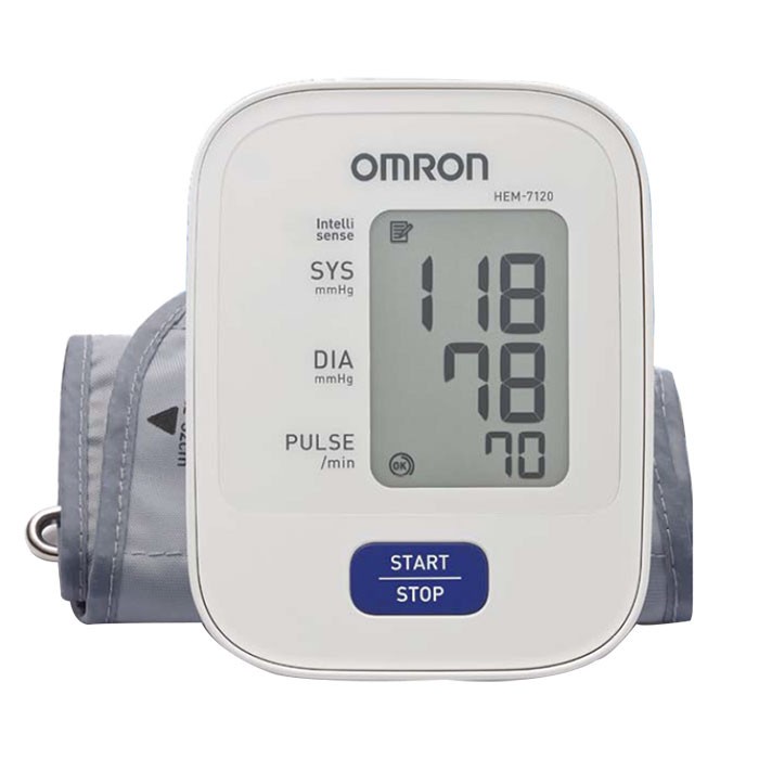 ✅ [KÈM ADAPTER XT] Máy Đo Huyết Áp Bắp Tay Omron HEM-7120 | BH Chính hãng 5 năm -VT0861