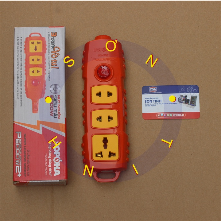 Ổ cắm điện chịu tải 6000W SOPOKA (Không dây)