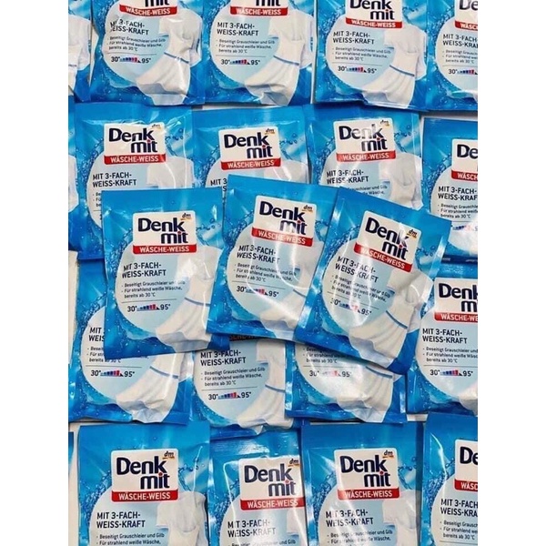[Hàng Đức] Bột tẩy trắng quần áo Denkmit 50g