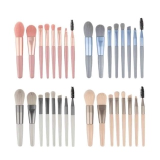 Bộ cọ trang điểm 8 cây, Cọ make up dễ sử dụng, tặng kèm túi zip