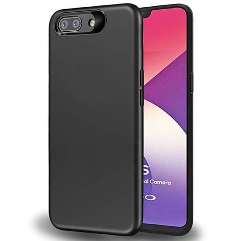 Ốp Điện Thoại TPU Mỏng Nhám Màu Đen Hình YG Cho OPPO F9 A12 A7S A7S A31 A71 A52 A92 NEO7 F1 + R17 + F7 YOUTH